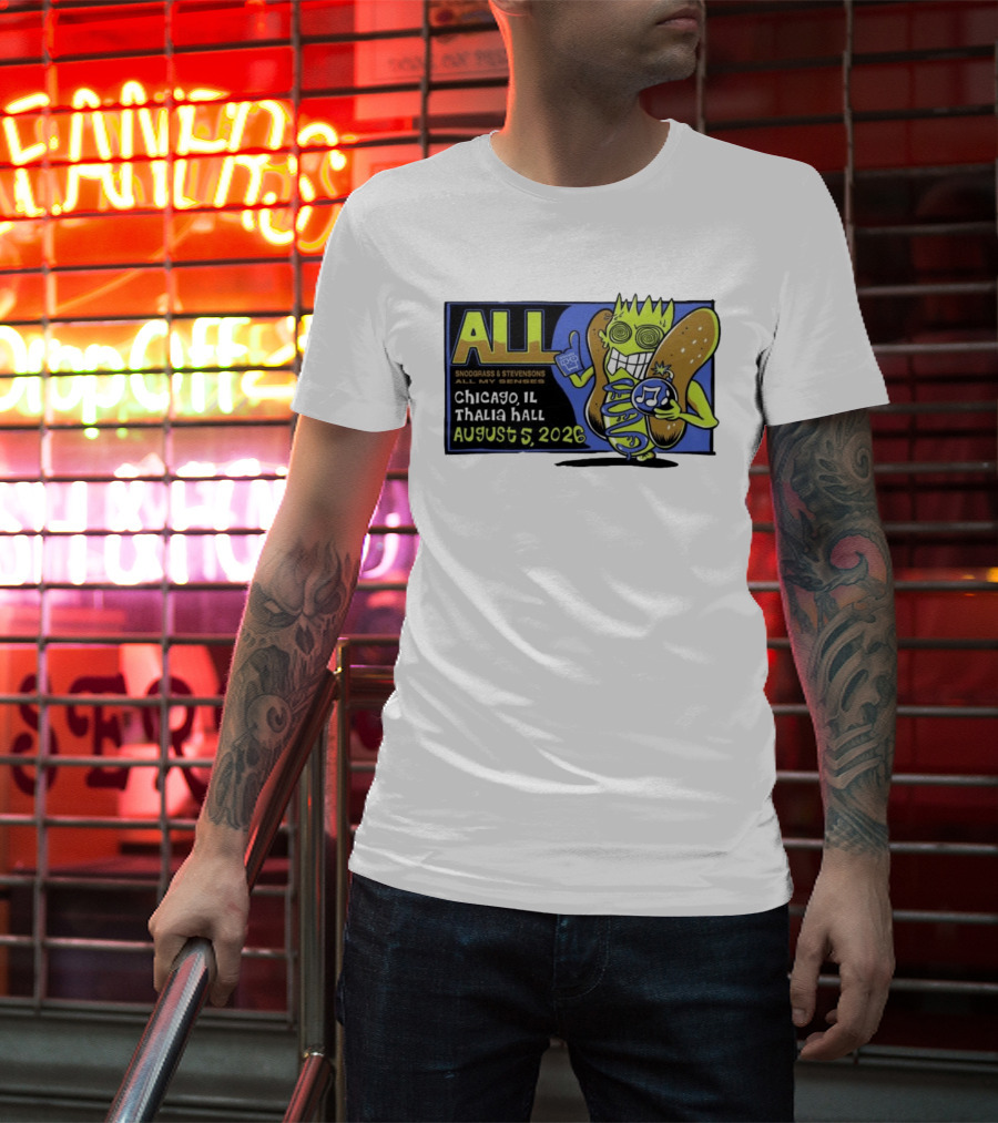 ALL Snodgrass Stevensons Chicago Thalia Hall August 5 2026 T-Shirt