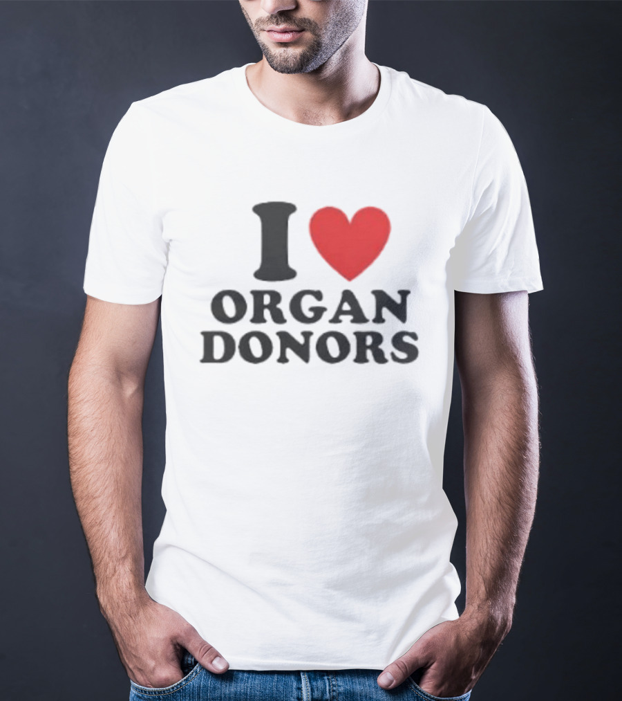 Buffalo Sabres I Love Organ Donors White T-Shirt