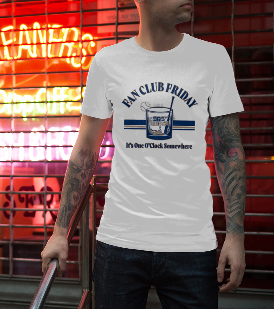 Fan Club Friday 96 Sports It's 5 O' Somewhere T-Shirt