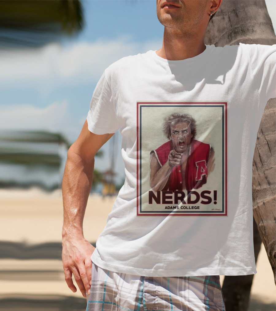 Adams College Nerds Remembering Donald Gibb 1954 2026 T-Shirt