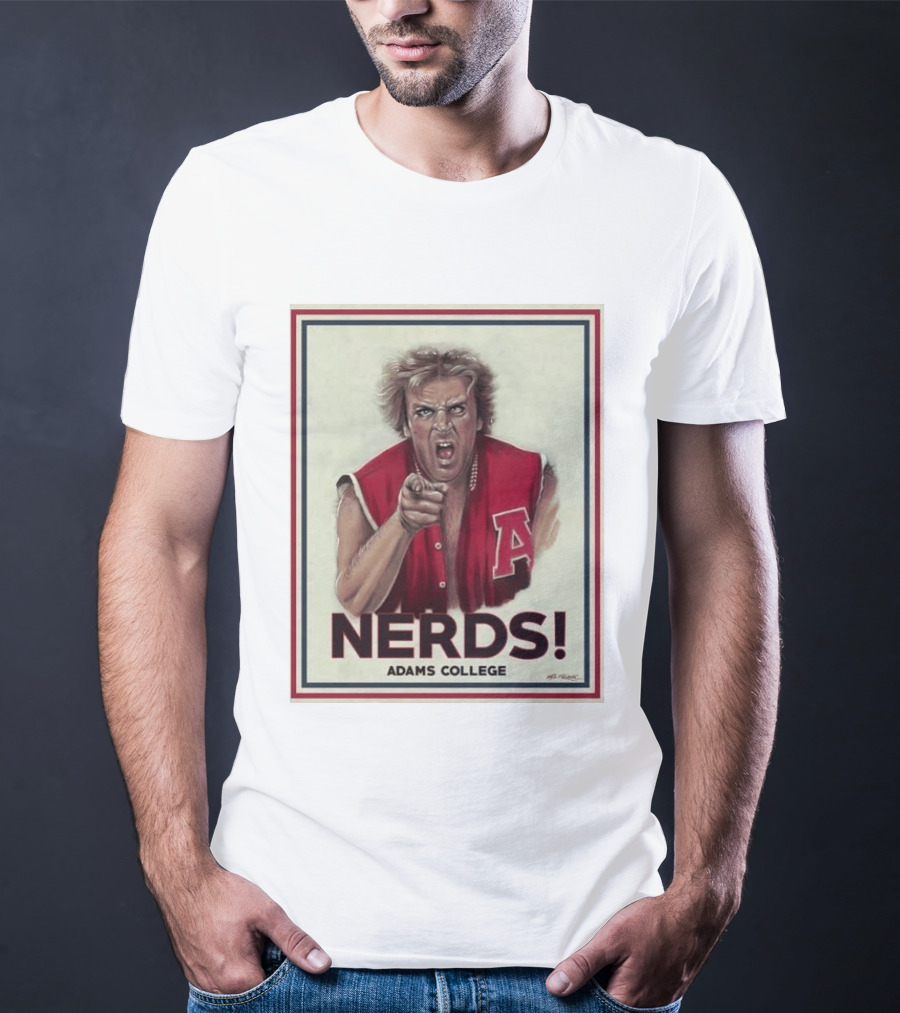 Adams College Nerds Remembering Donald Gibb 1954 2026 T-Shirt
