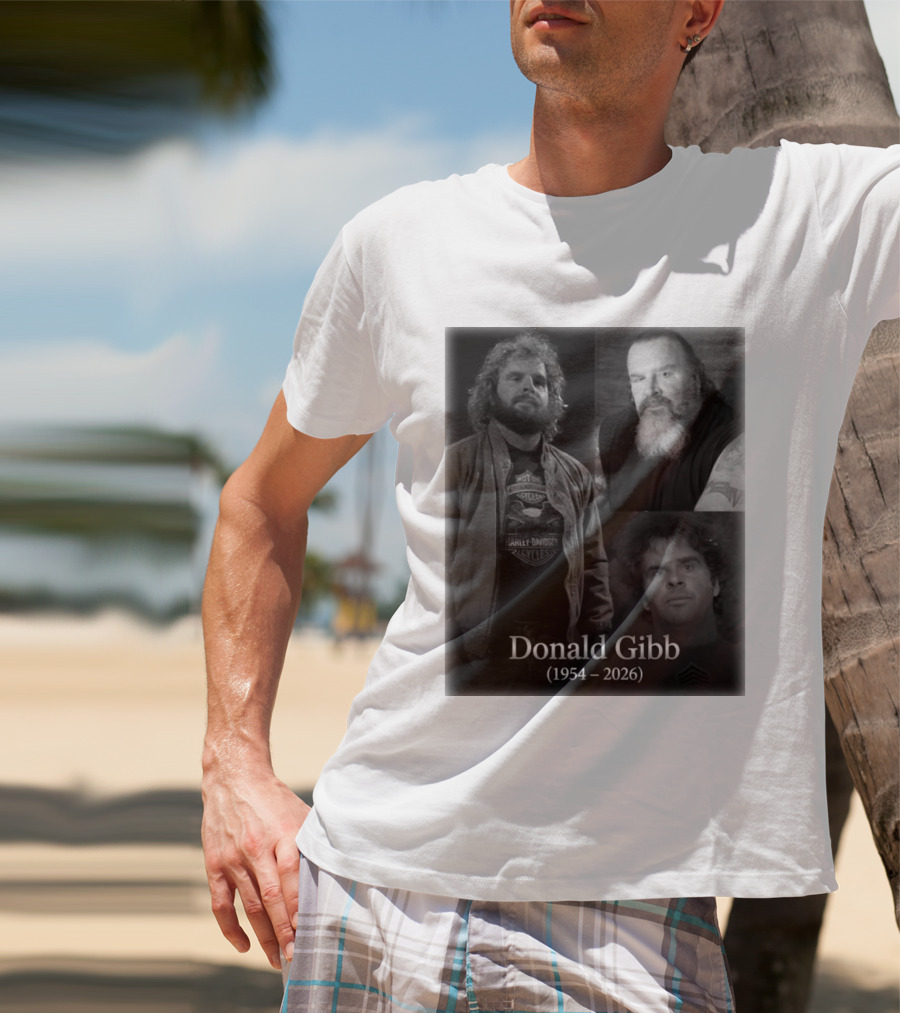 Donald Gibb 1954 2026 Harley Davidson T-Shirt