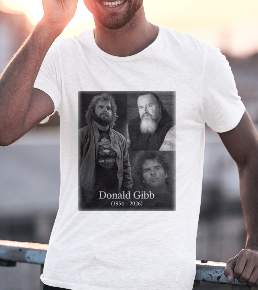 Donald Gibb 1954 2026 Harley Davidson T-Shirt