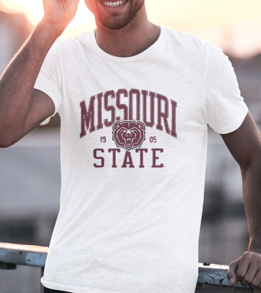 Missouri State Bears 1905 Collegiate Spirit Bear Head T-Shirt