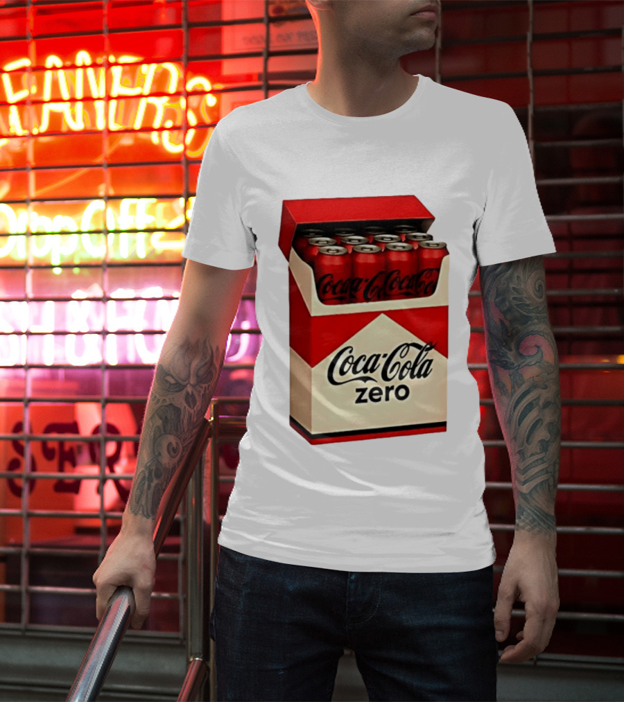 Coca Cola Zero Take The Edge Off Red Box Cans T-Shirt