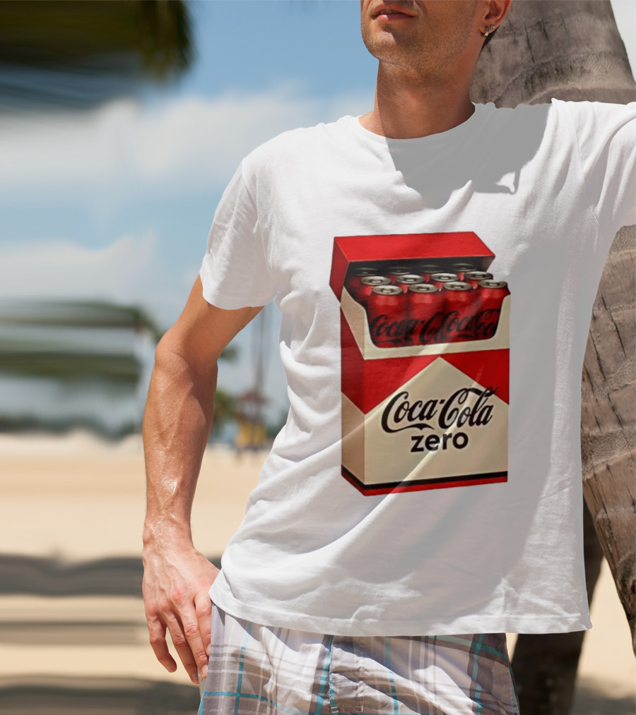 Coca Cola Zero Take The Edge Off Red Box Cans T-Shirt