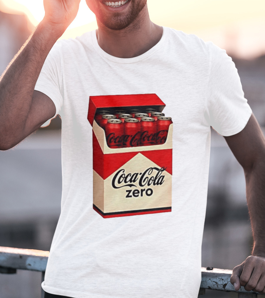 Coca Cola Zero Take The Edge Off Red Box Cans T-Shirt