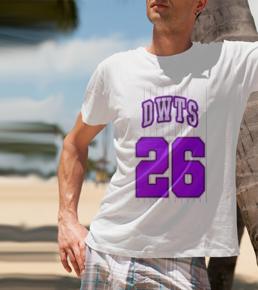 Dancing With The Stars DWTS Glitter Games 26 Jersey T-Shirt