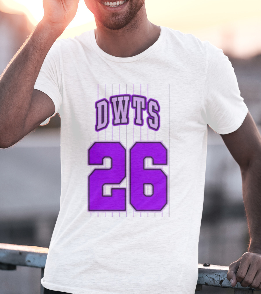 Dancing With The Stars DWTS Glitter Games 26 Jersey T-Shirt