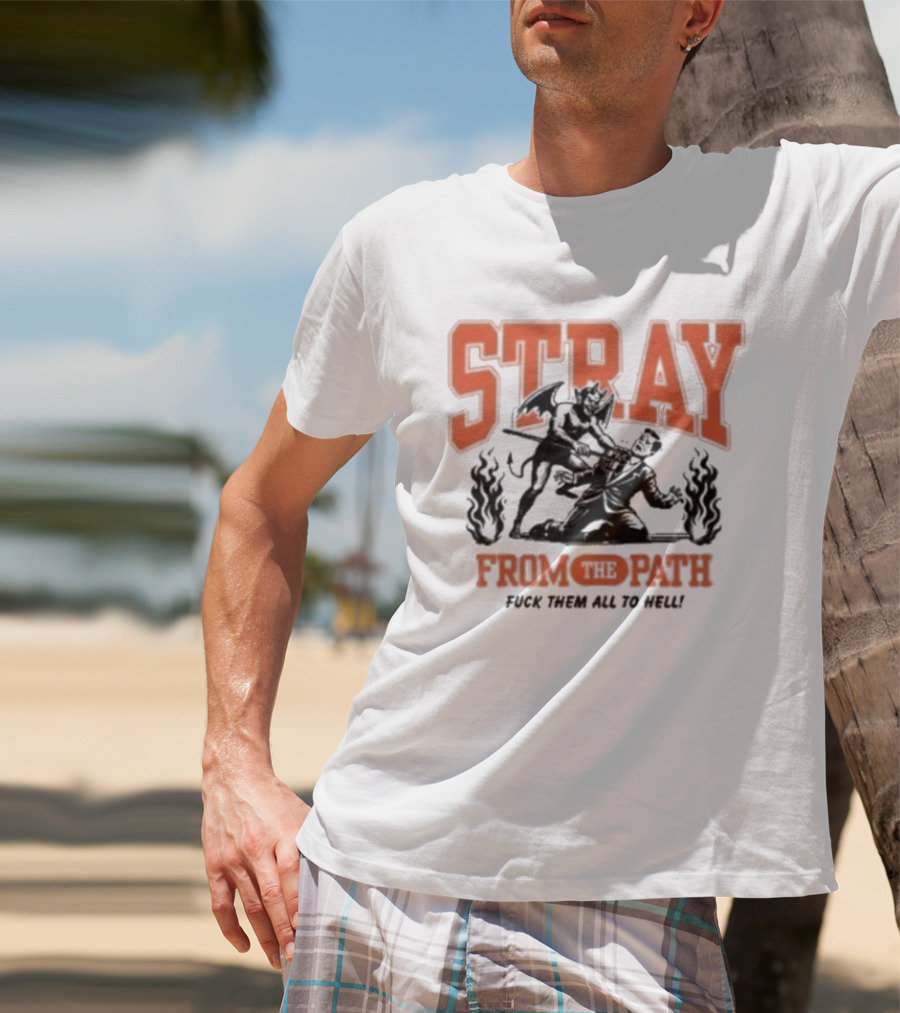 Stray From The Path Demon Figure Fuck Them All To Hell T-Shirt