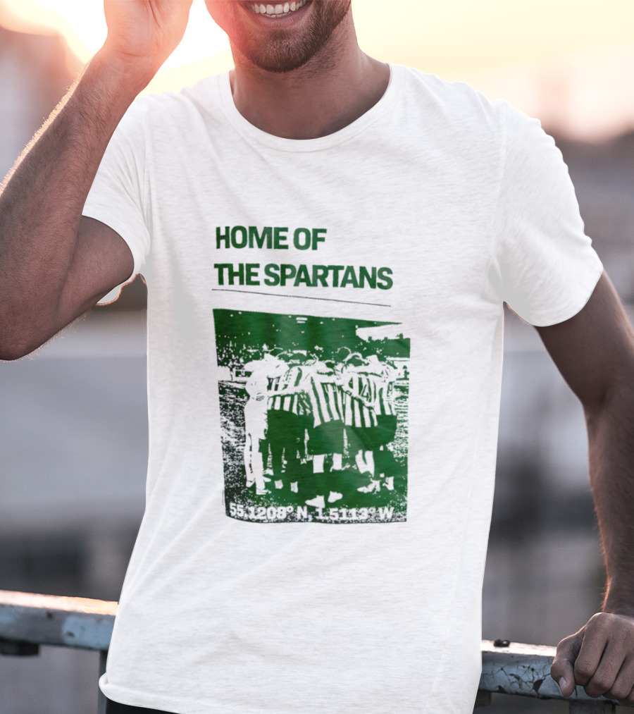 Home Of The Spartans 55.1208° N 15113° W T-Shirt