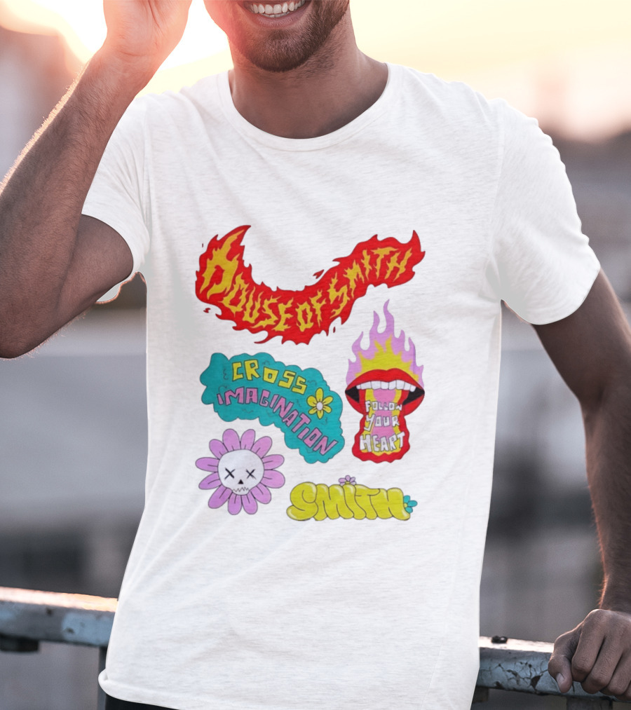 House Of Smith Cross Imagination Follow Your Heart Smith T-Shirt