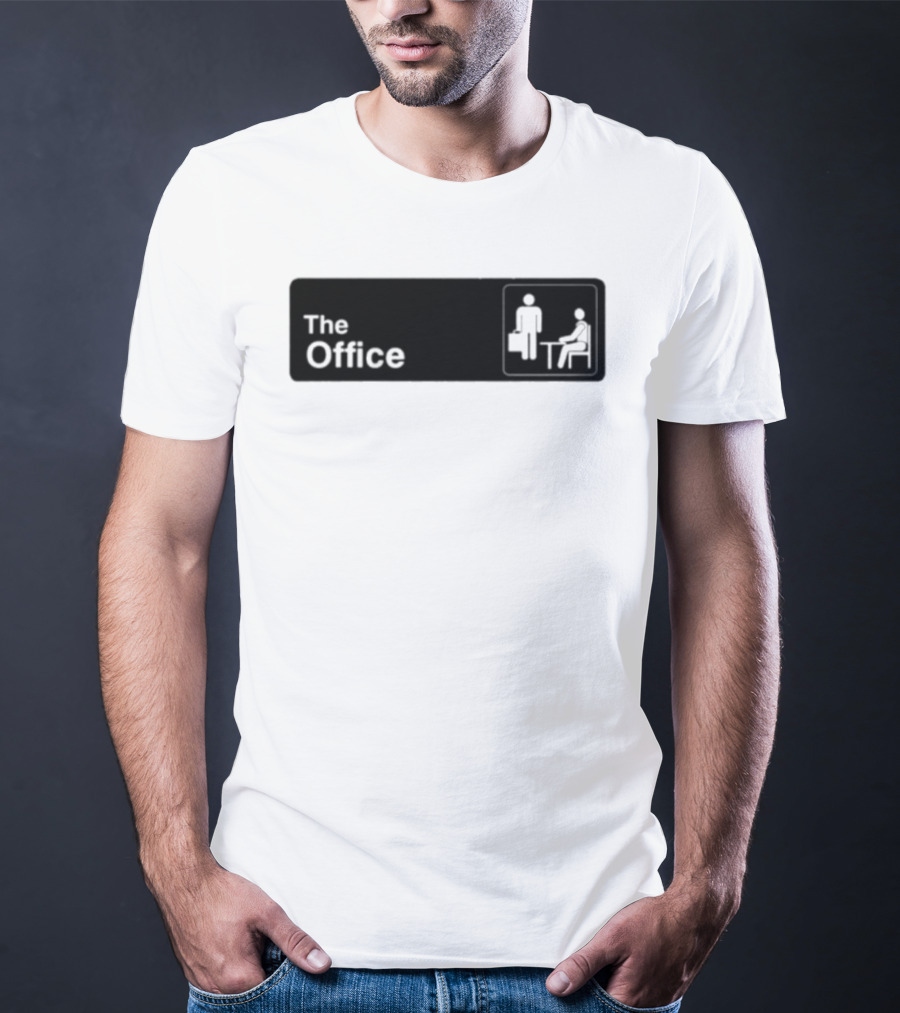 The Office TV Show Iconic Logo With Sitting And Standing Figures T-Shirt