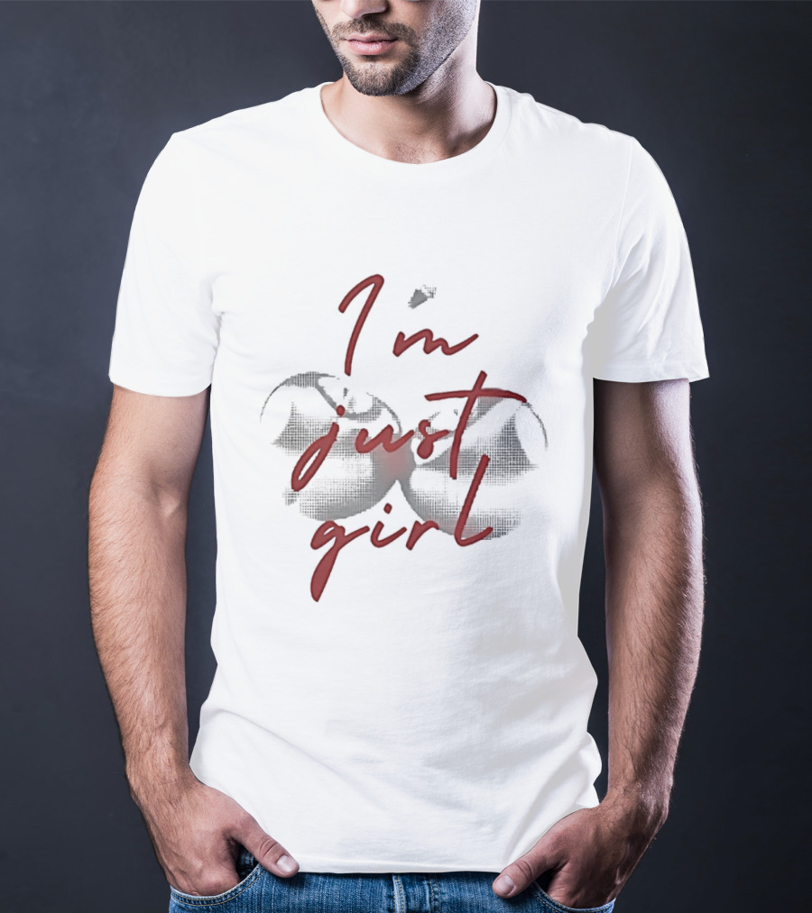I'm Just A Girl Twin Cherry T-Shirt