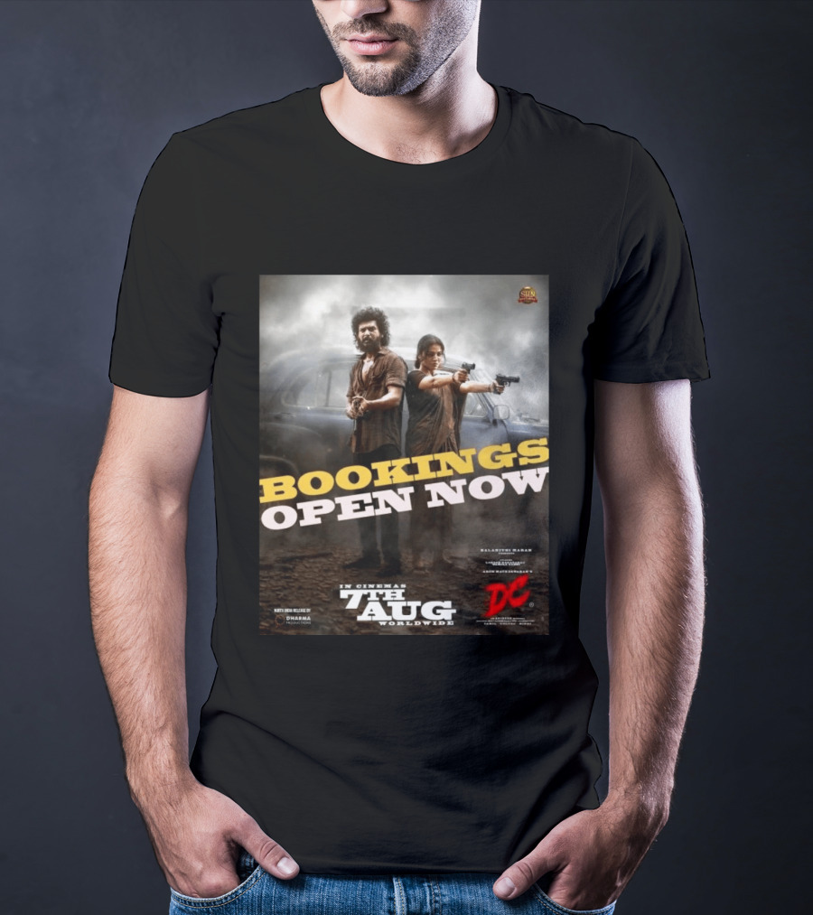 Bookings Open Now For DC In Cinema 7th Aug Worldwide T-Shirt