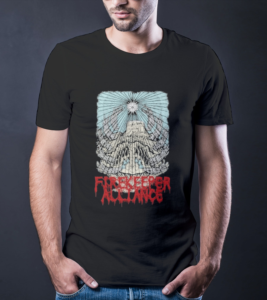 Fire Keeper Alliance Chief Mountain Thomas Hooper T-Shirt