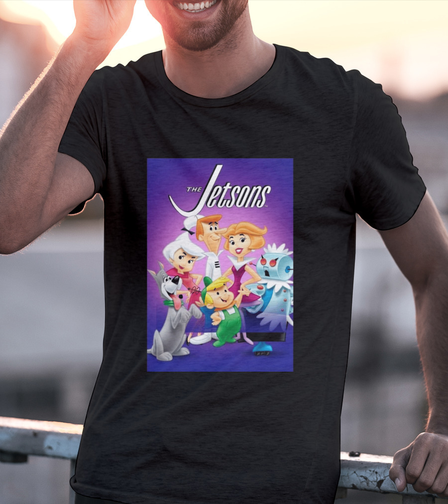 The Jetsons Family 2062 Animation Characters T-Shirt