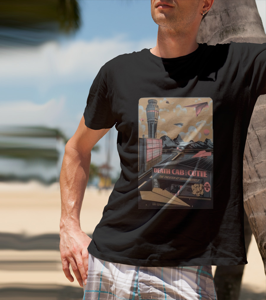 Death Cab For Cutie The Theater At Virgin Hotels Las Vegas NV August 6 2026 T-Shirt
