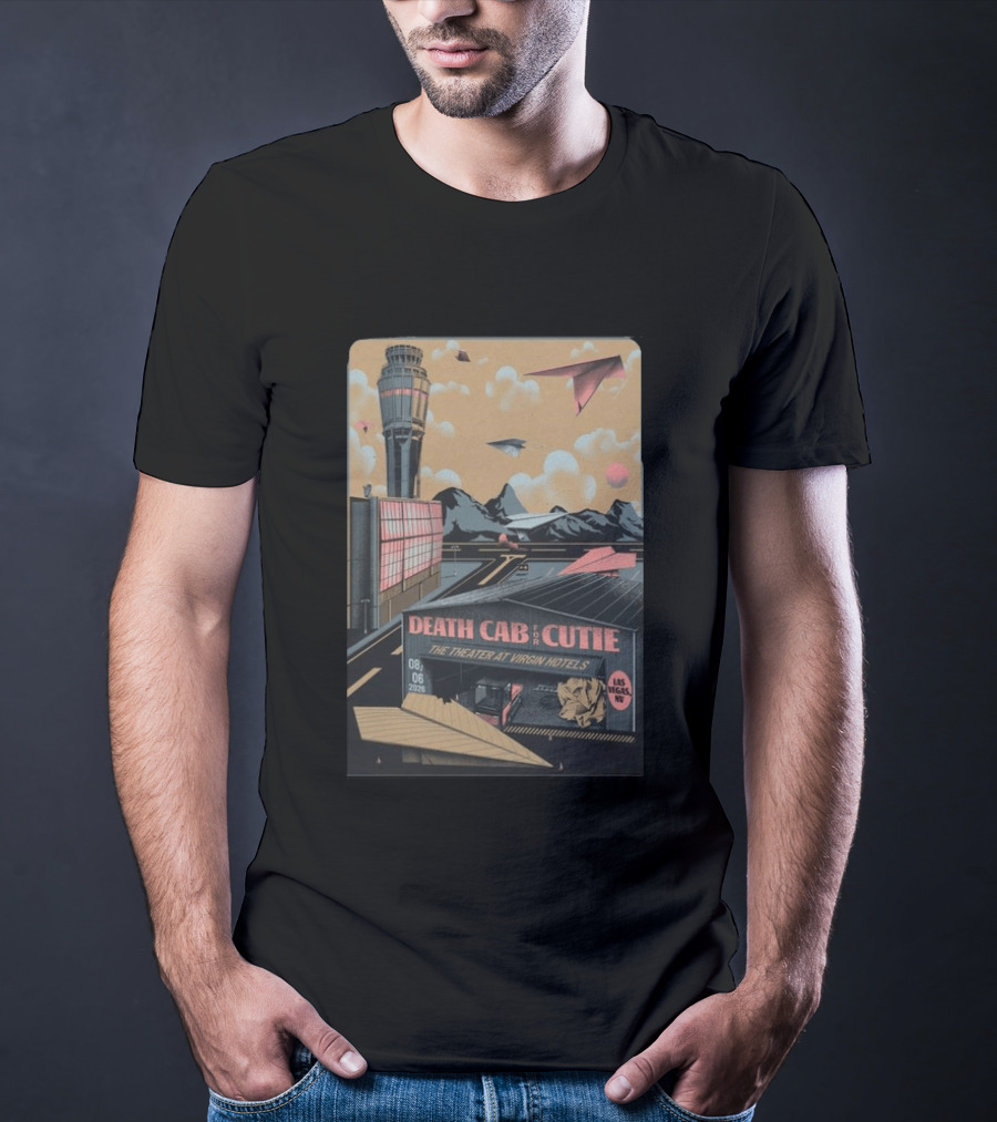 Death Cab For Cutie The Theater At Virgin Hotels Las Vegas NV August 6 2026 T-Shirt