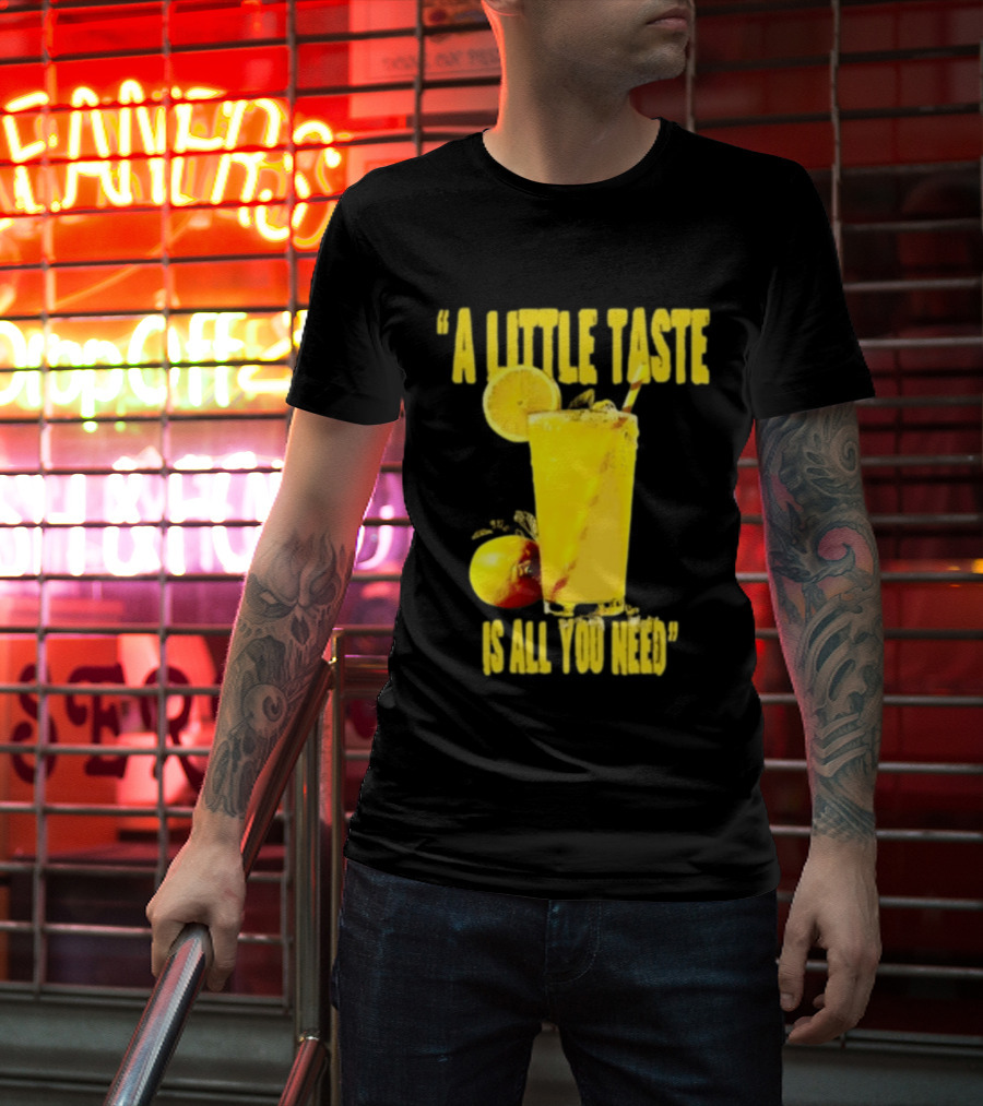 Louis Lemonade Tour 2025 A Little Taste Is All You Need Long Sleeve T-Shirt