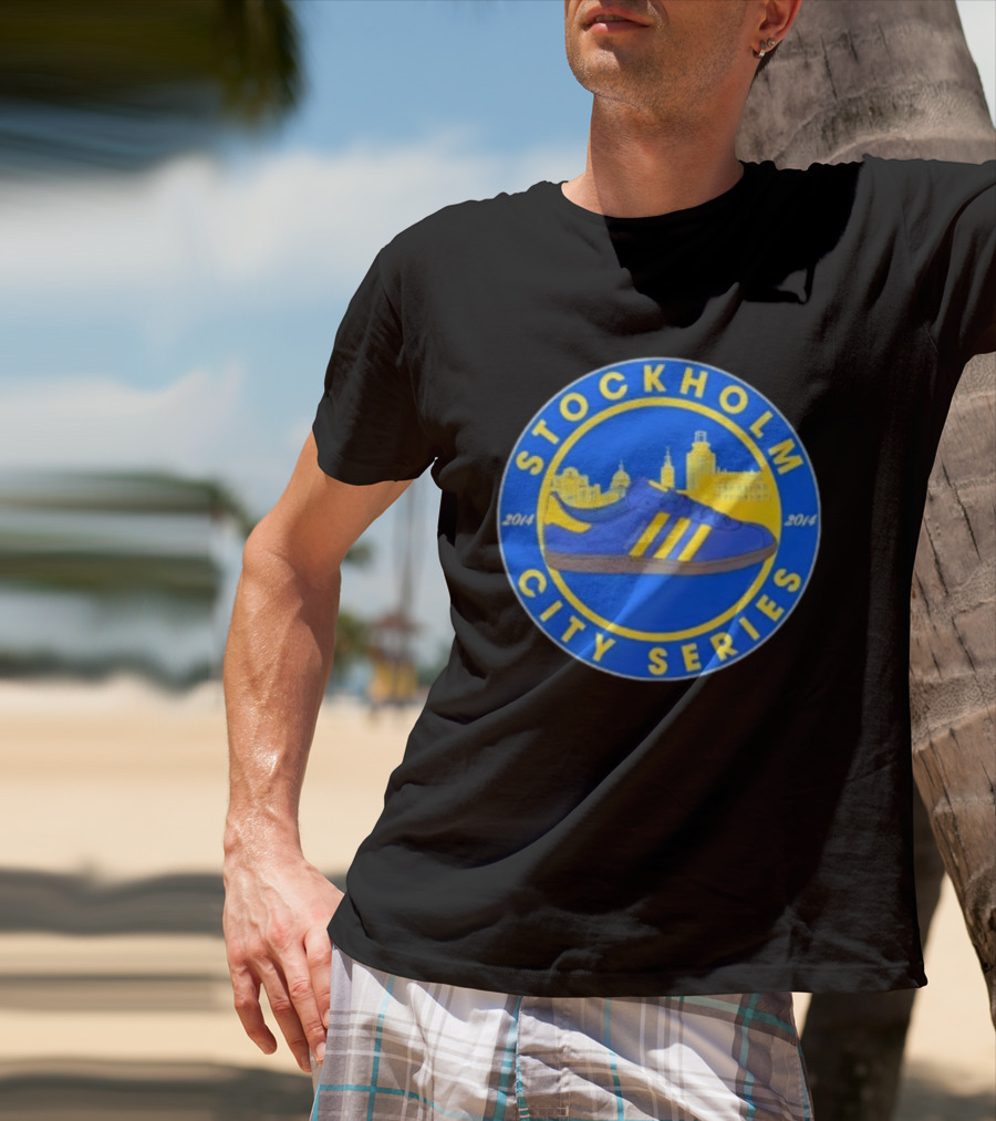 Stockholm City Series Adidas Sneaker 2014 Skyline T-Shirt