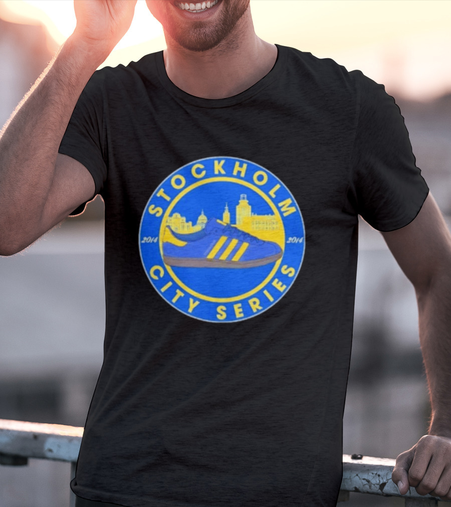 Stockholm City Series Adidas Sneaker 2014 Skyline T-Shirt