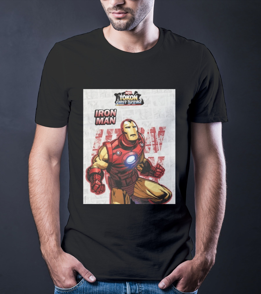 Marvel Tokon First Strike Iron Man Comic T-Shirt