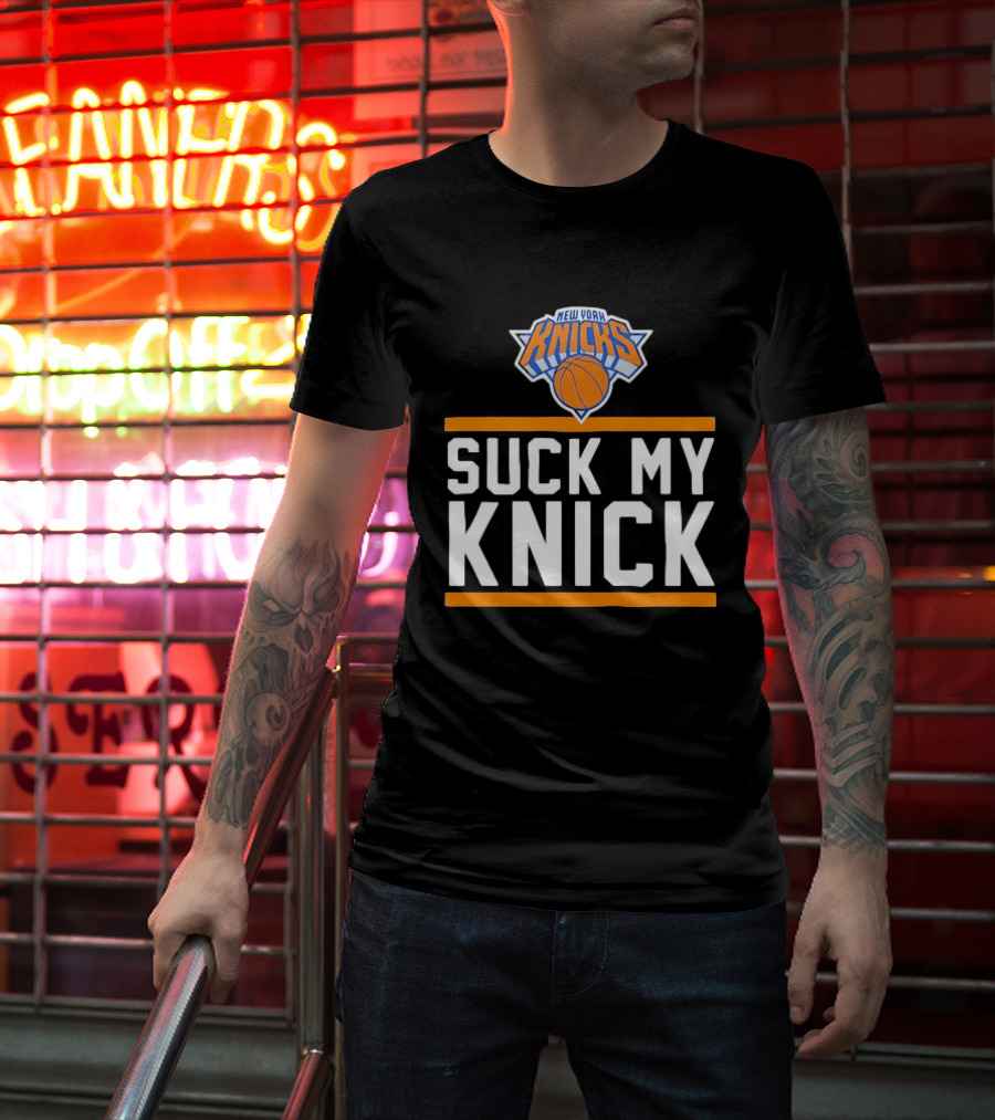 New York Knicks Suck My Knick NBA Basketball T-Shirt