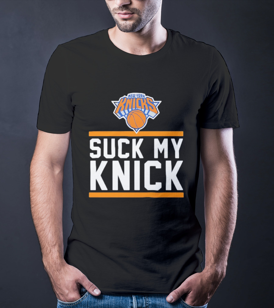 New York Knicks Suck My Knick NBA Basketball T-Shirt