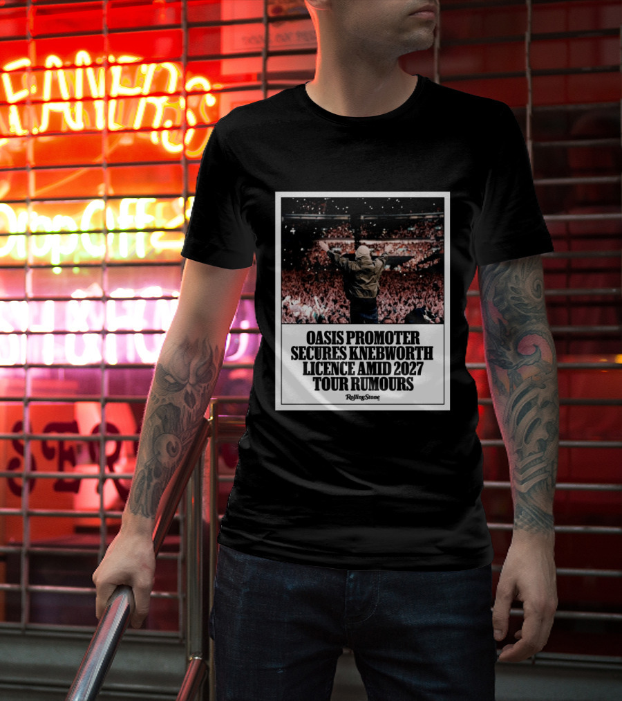 Rolling Stone Oasis Promoter Secures Knebworth Licence Amid 2027 Tour Rumours T-Shirt