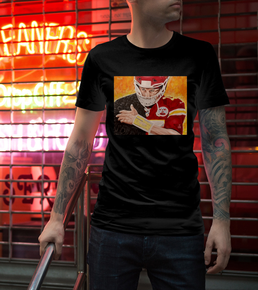 NFL Patrick Mahomes Kansas City Chiefs Player T-Shirt