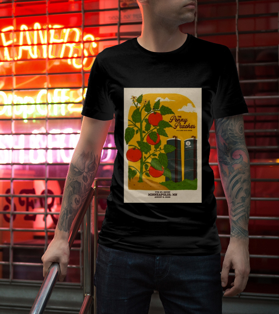 Penny Peaches With Loose Rope Series 7th Street Entry Minneapolis MN August 8 2026 T-Shirt