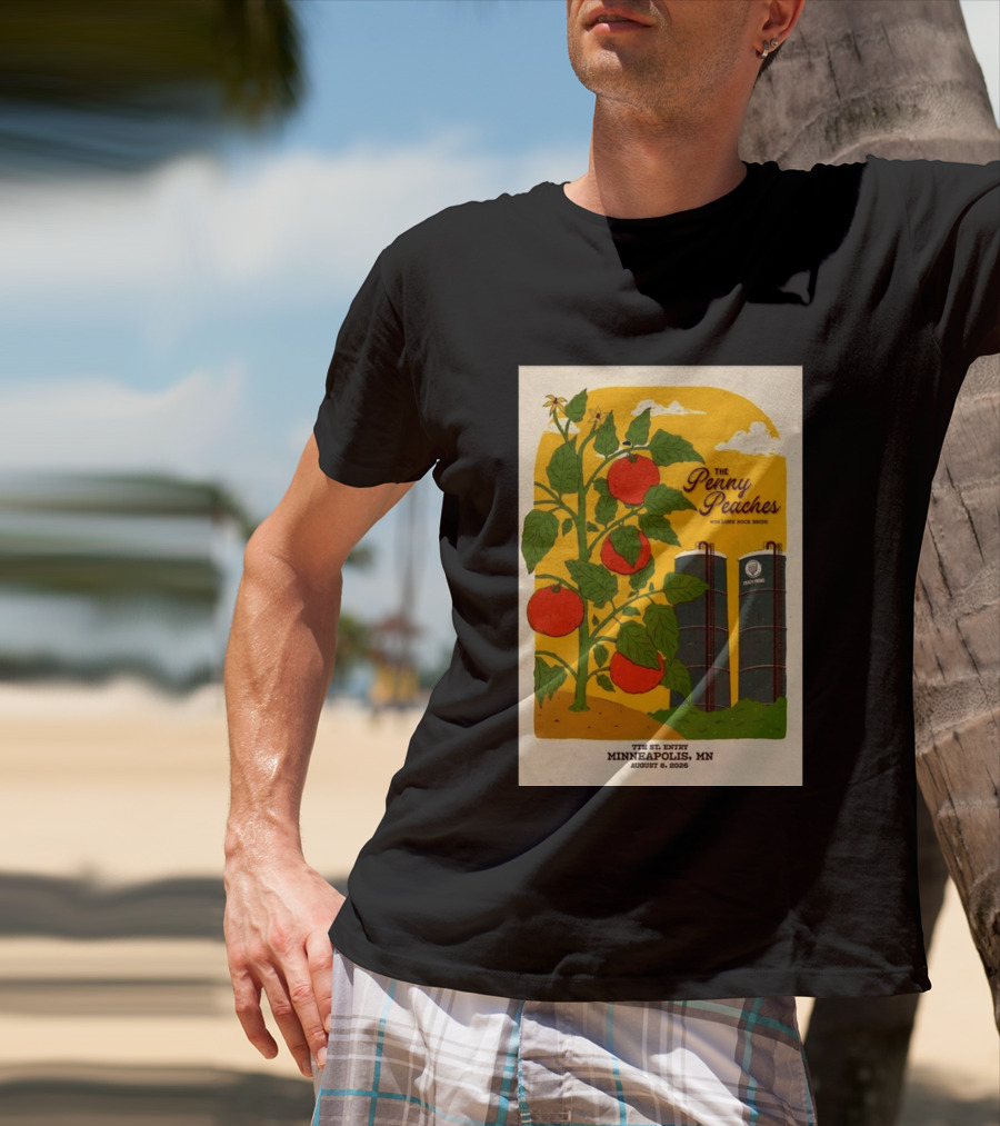 Penny Peaches With Loose Rope Series 7th Street Entry Minneapolis MN August 8 2026 T-Shirt