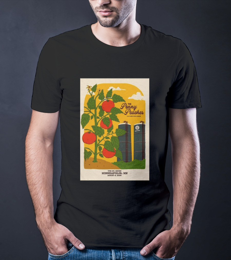 Penny Peaches With Loose Rope Series 7th Street Entry Minneapolis MN August 8 2026 T-Shirt