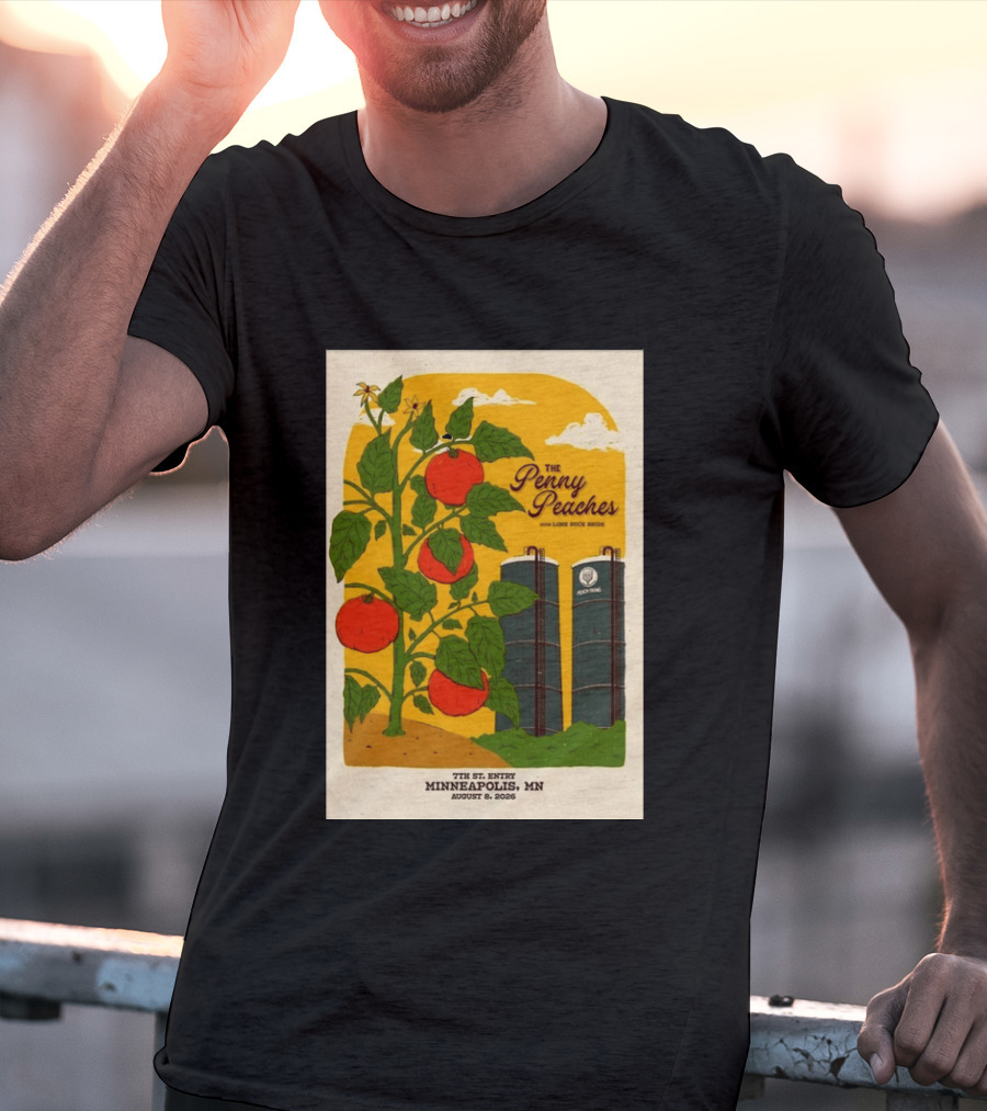 Penny Peaches With Loose Rope Series 7th Street Entry Minneapolis MN August 8 2026 T-Shirt