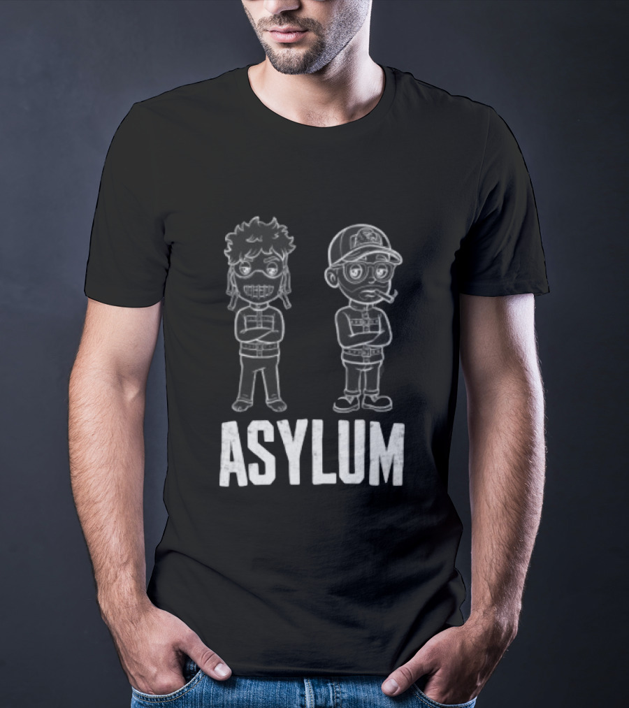 Asylum Remake Store Cartoon Characters T-Shirt