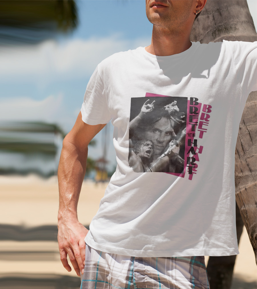 Bret Hit Man Hart WWF Wrestling Legend T-Shirt