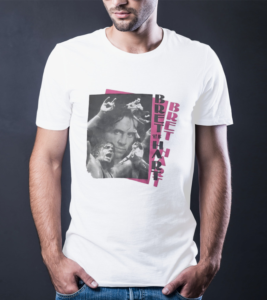Bret Hit Man Hart WWF Wrestling Legend T-Shirt
