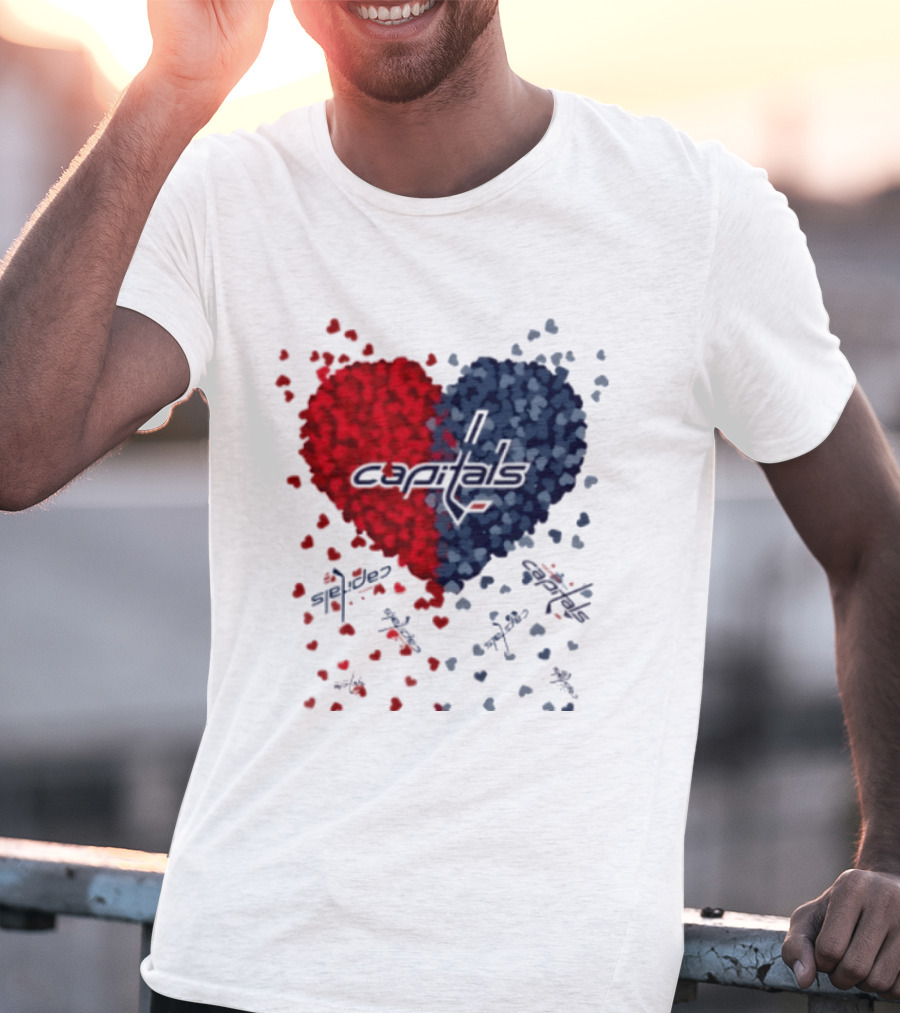 Original Capitals Heart Washington Hockey NHL 2026 T-Shirt