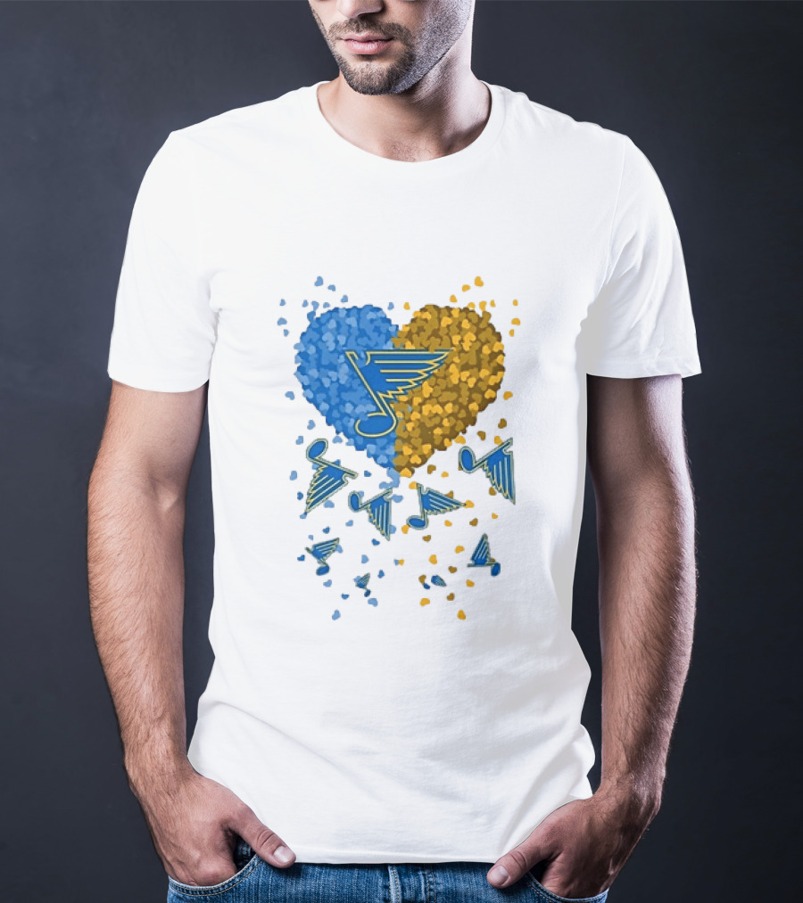 Classic St Louis Blues Heart NHL Hockey 2026 T-Shirt