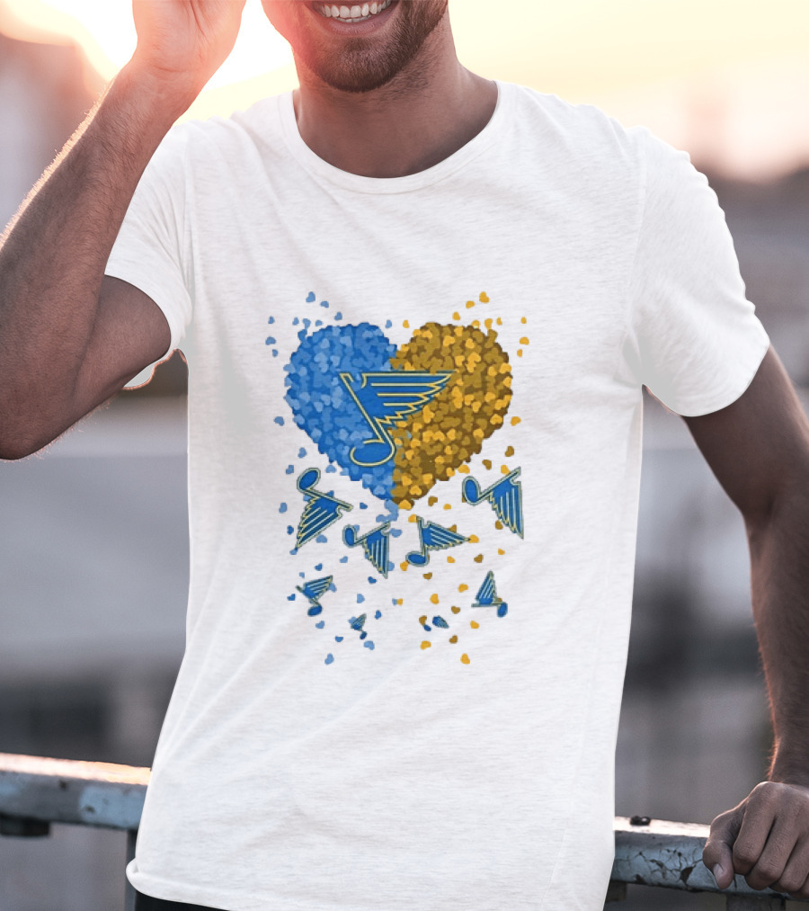 Classic St Louis Blues Heart NHL Hockey 2026 T-Shirt