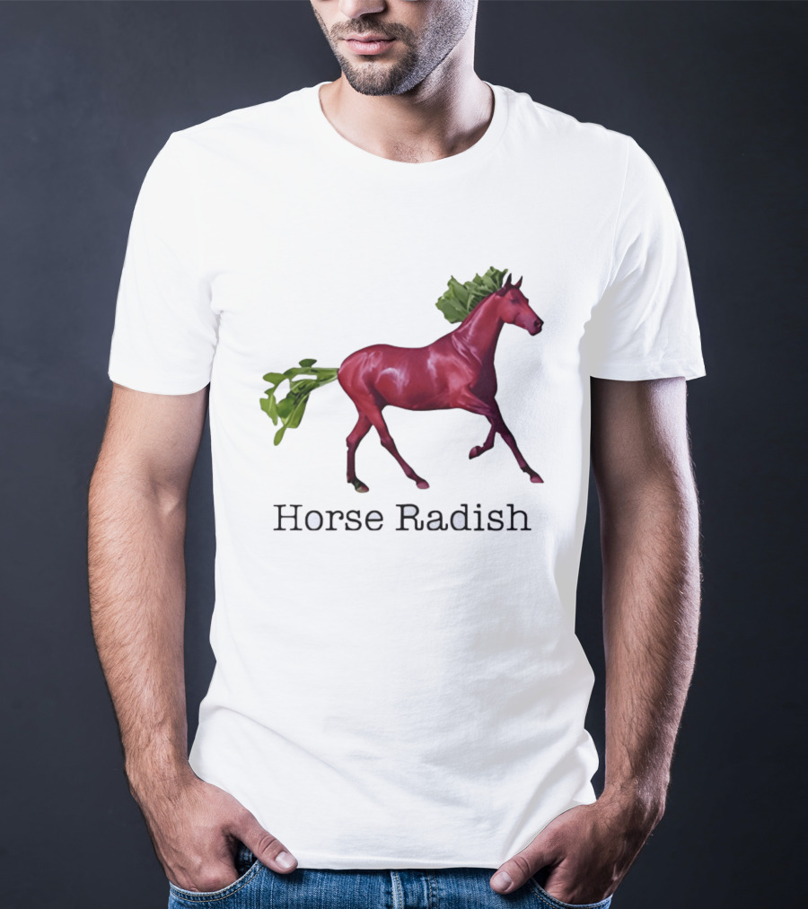 Horse Radish Vegetable Pun Humor T-Shirt