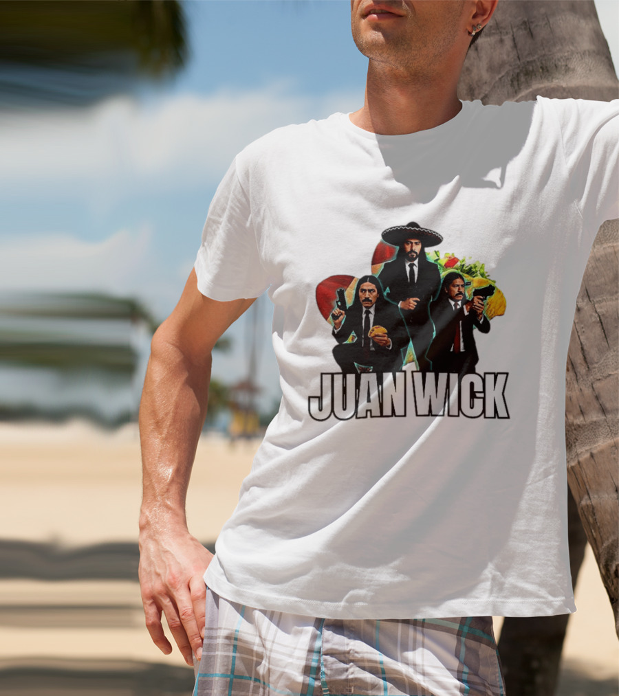 Juan Wick John Wick Taco Sombrero Mexican T-Shirt