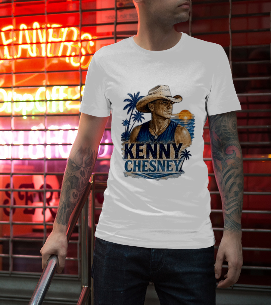 Kenny Chesney Is My Jam Tropical Beach Sunset Vibes T-Shirt
