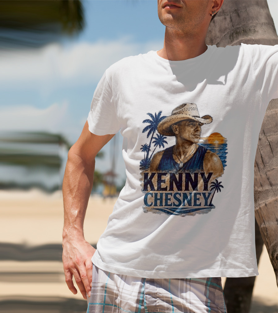 Kenny Chesney Is My Jam Tropical Beach Sunset Vibes T-Shirt