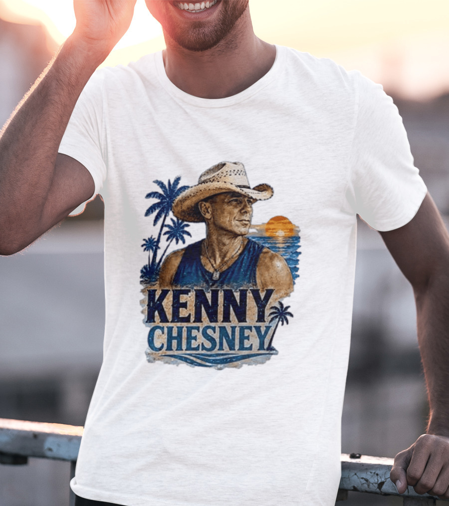 Kenny Chesney Is My Jam Tropical Beach Sunset Vibes T-Shirt