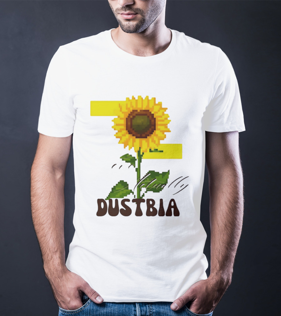 Love Actually Dustbia Pixel Sunflower T-Shirt