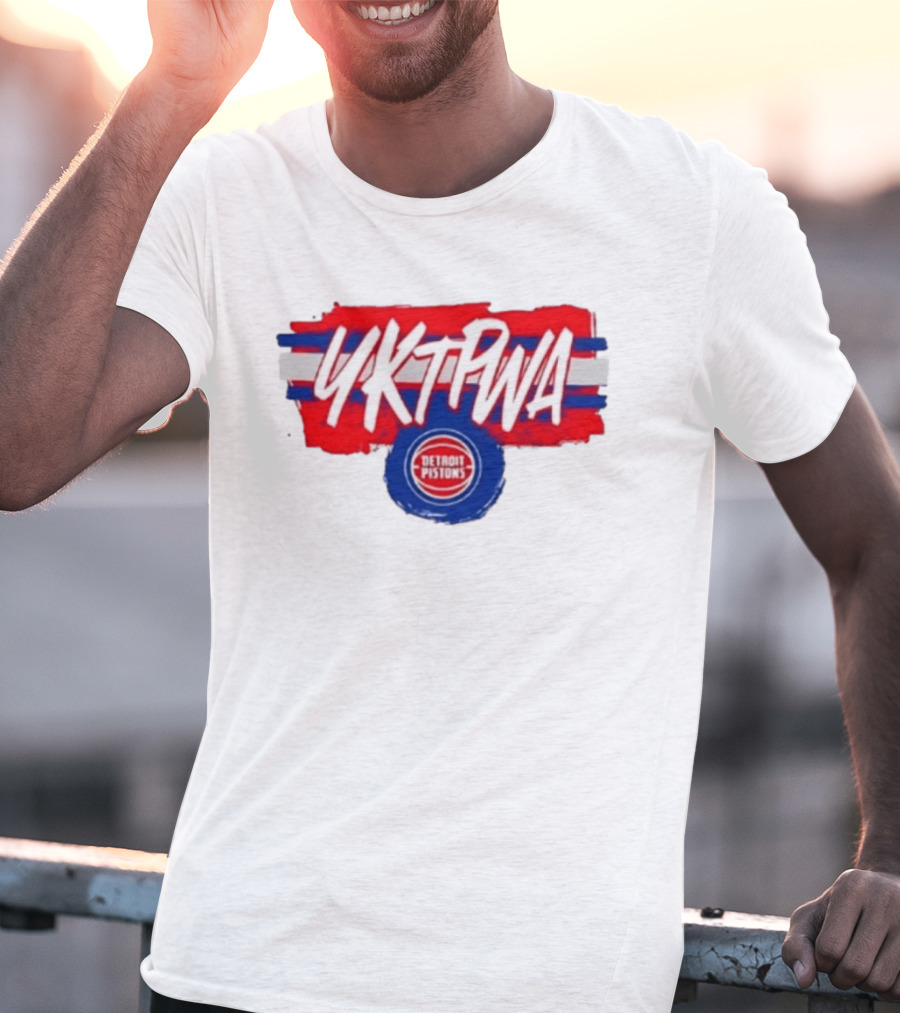 Yktpwa Detroit Pistons Celebration T-Shirt