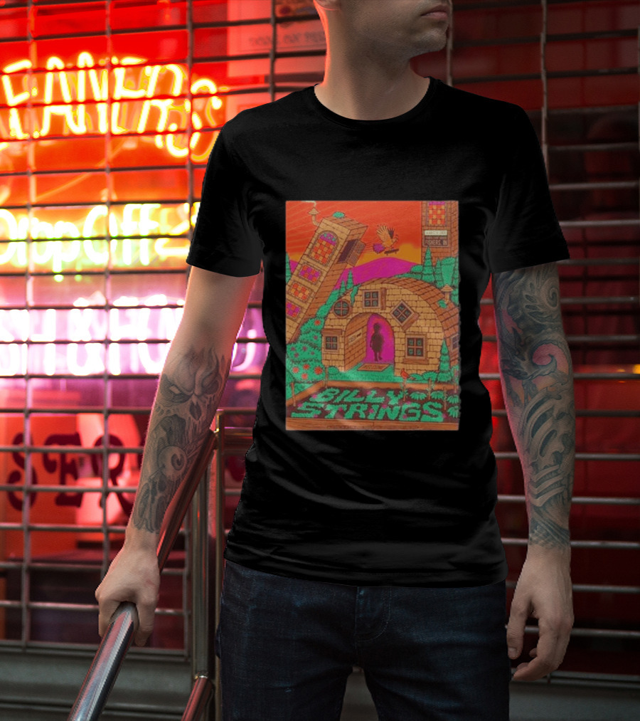 Billy Strings Fishers IN 2026 Night 3 Live August 8 Event Center T-Shirt