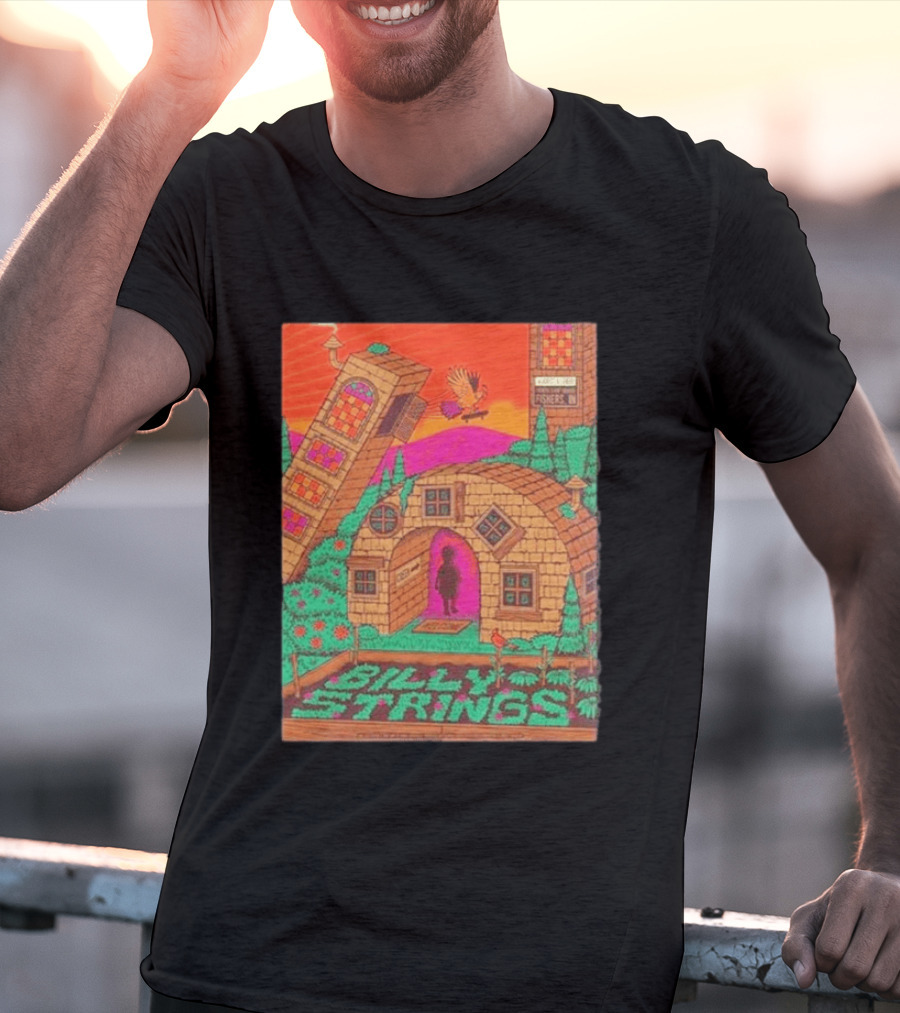 Billy Strings Fishers IN 2026 Night 3 Live August 8 Event Center T-Shirt